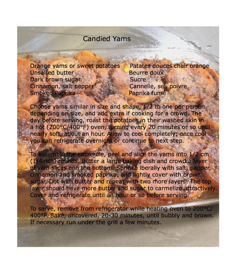 candied yams
